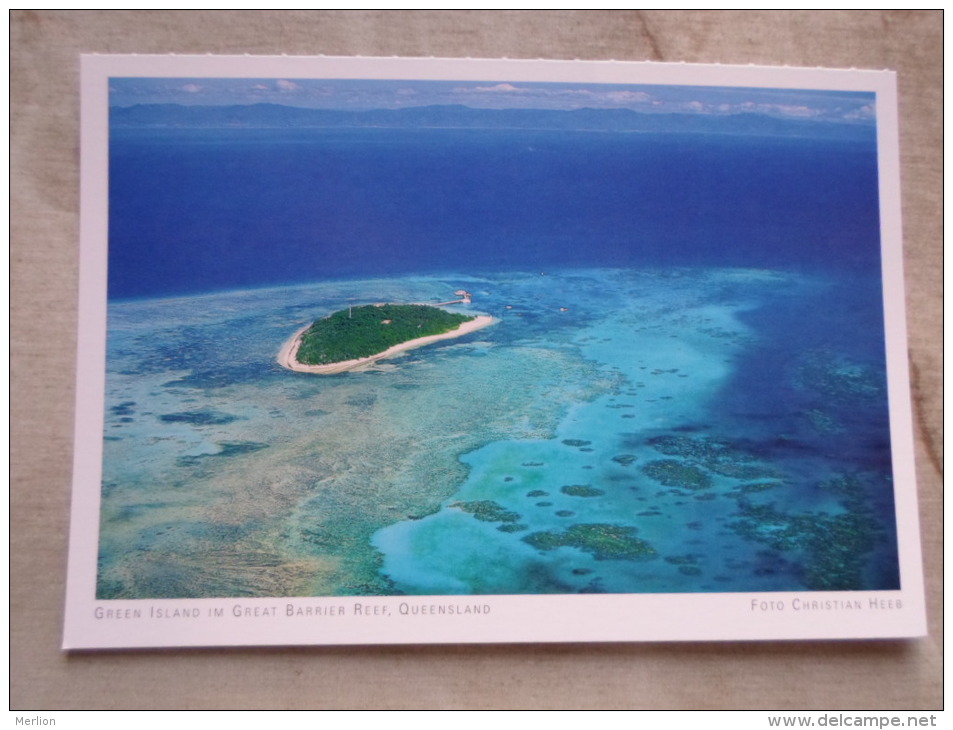 Australia - Great Barrier Reef - Green Island  -Queensland  -  German  Postcard    D121101 - Great Barrier Reef