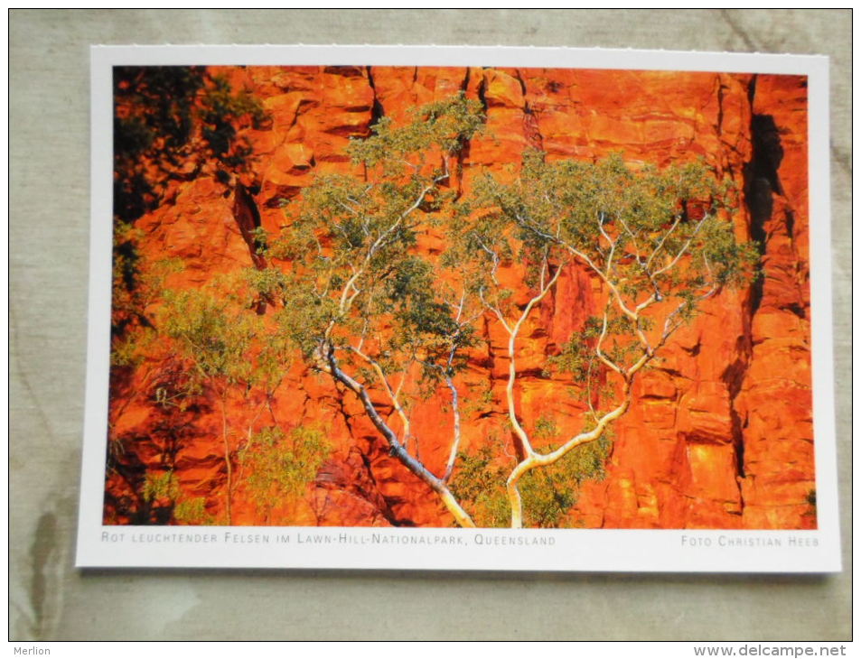 Australia - Red Rocks  -Lawn Hill  N.P.    -Queensland  -  German  Postcard    D121107 - Rockhampton