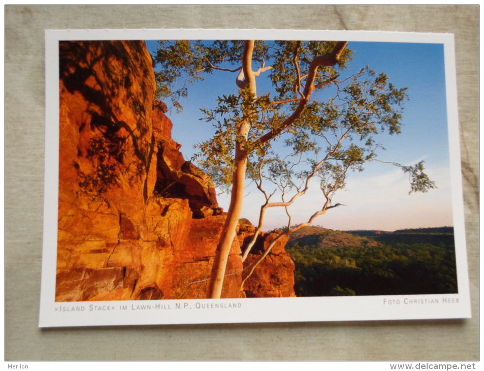 Australia -Island Stack   -Lawn Hill  N.P.    -Queensland  -  German  Postcard    D121108 - Rockhampton