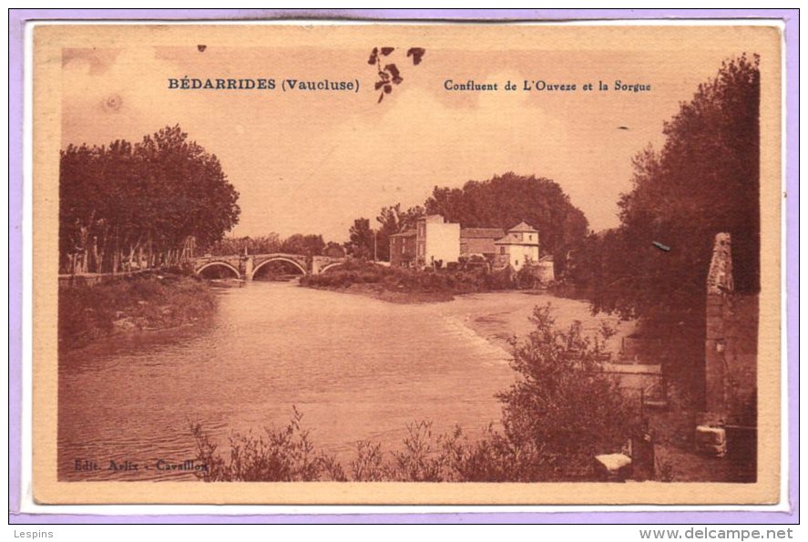 84 - BEDARRIDES --  Confluent De L'Ouvèze Et - Bedarrides