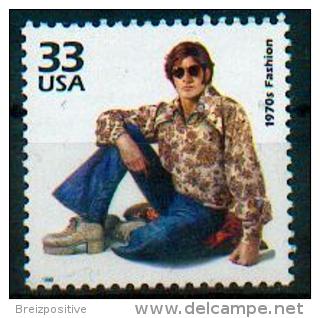 USA 1999 - Mode Des Années 70 / Fashion In The 70´s - MNH - Textile