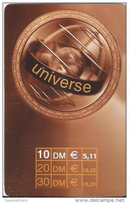 Telefonkarte.- Duitsland. Universe 10 DM.  &euro; 5,11. 2 Scans - [2] Mobile Phones, Refills And Prepaid Cards