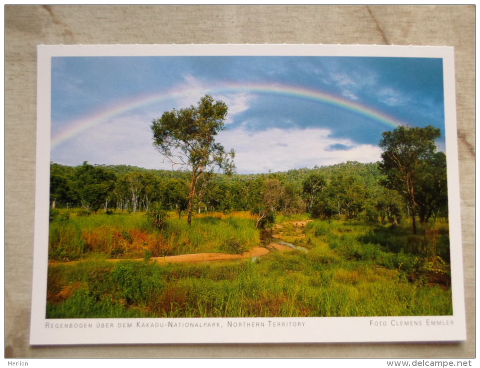 Australia  -Regenbogen über Dem Kakadu National Park - Rainbow - Northern Territory  -  German  Postcard    D121150 - Kakadu