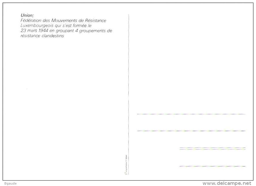 LUXEMBOURG  CARTE  MAXIMUM  NUM-YVERT  1079  ARMISTICE  RESISTANCE 40 ANS - Cartoline Maximum