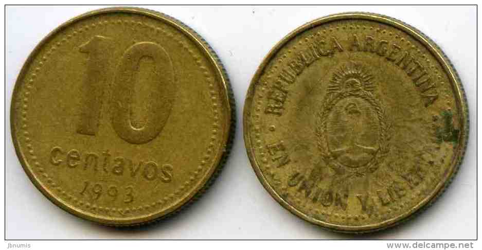 Argentine Argentina 10 Centavos 1993 KM 107 - Argentine