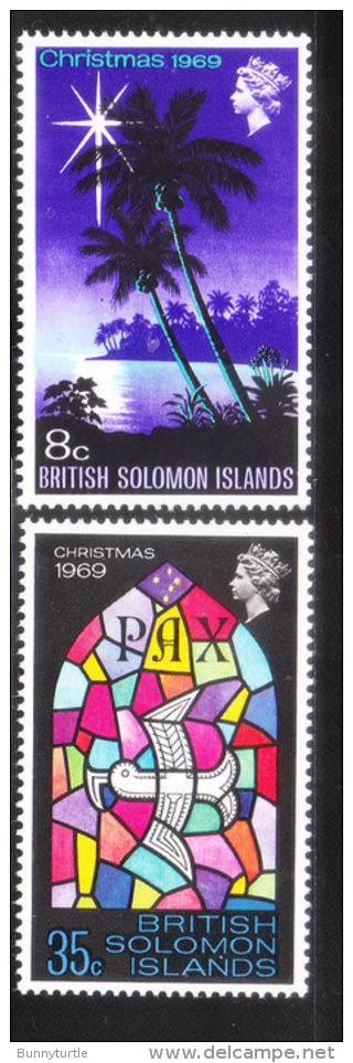 Solomon Islands 1969 Christmas South Sea Island Scene MNH - Salomonseilanden (...-1978)