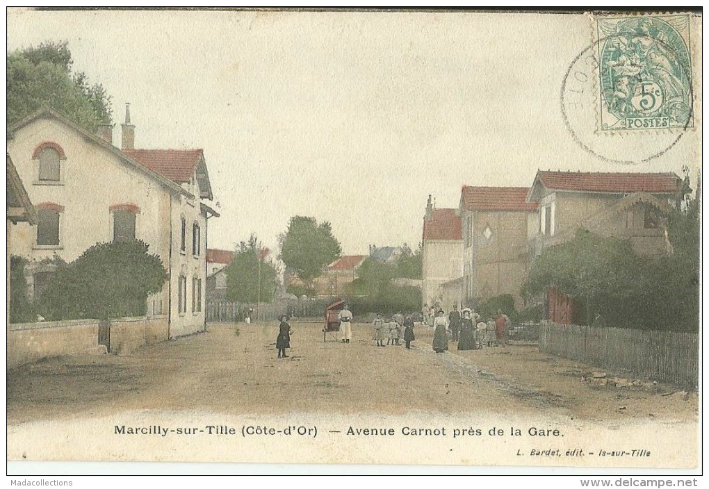 Marcigny Sur Tille (21)  Avenue Carnot - Autres & Non Classés