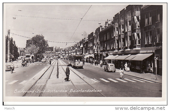2122  85Rotterdam, Boulevard Zuid Rotterdam Beierlandselaan 1956 (rechtsonder Een Vouw) - Rotterdam