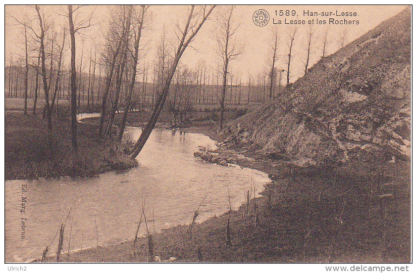 CPA Han-sur-Lesse - La Lesse Et Les Rochers (9928) - Rochefort