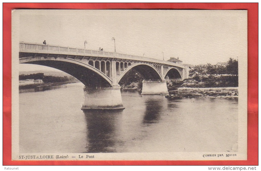 42 - SAINT JUST SUR LOIRE - CPA - LE PONT - éd CIM - Saint Just Saint Rambert