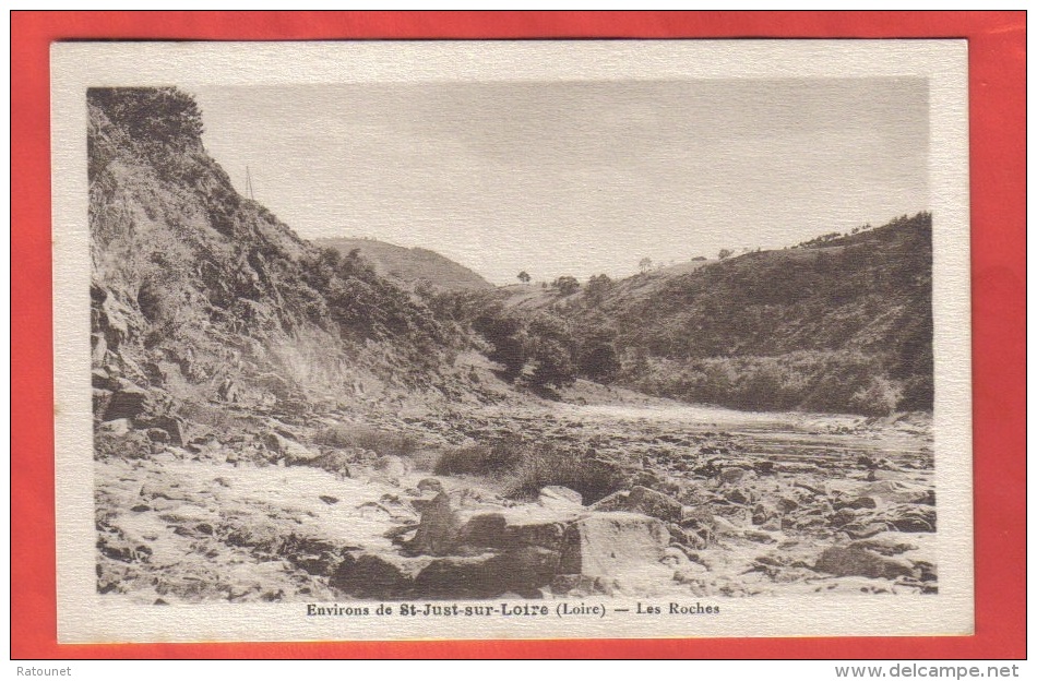 42 - SAINT JUST SUR LOIRE - CPA - LES ROCHES - éd Dumas (Argra) - Saint Just Saint Rambert