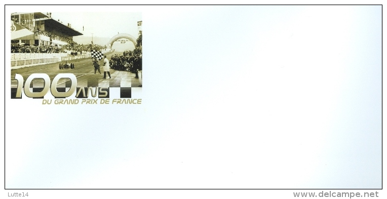 Enveloppe + Carte Prêt à Poster: 100 Ans Du Grand Prix De France - La Coupe Gordon Bennett / Sport Automobile (4) - Lots Et Collections : Entiers Et PAP