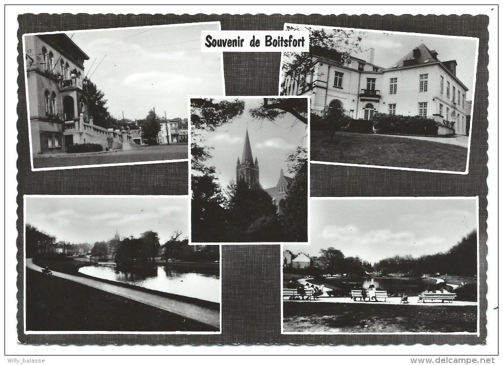 Carte Postale - Souvenir De BOITSFORT - Multivues - CPA  // - Watermaal-Bosvoorde - Watermael-Boitsfort