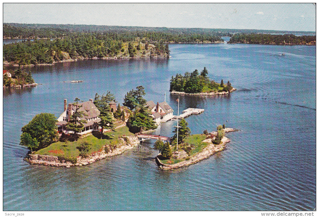 CPSM CANADA-écrite-ONTARIO-1000 ISLANDS-Zavikon Island-14x9 Cm - Thousand Islands