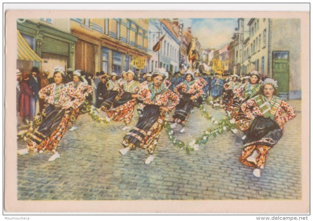 Chromo : Grammont - Danses Paysannes " Ommegang " La Procession - Folklore Belge Côte D'or N° 15 (chocolat) - Geraardsbergen