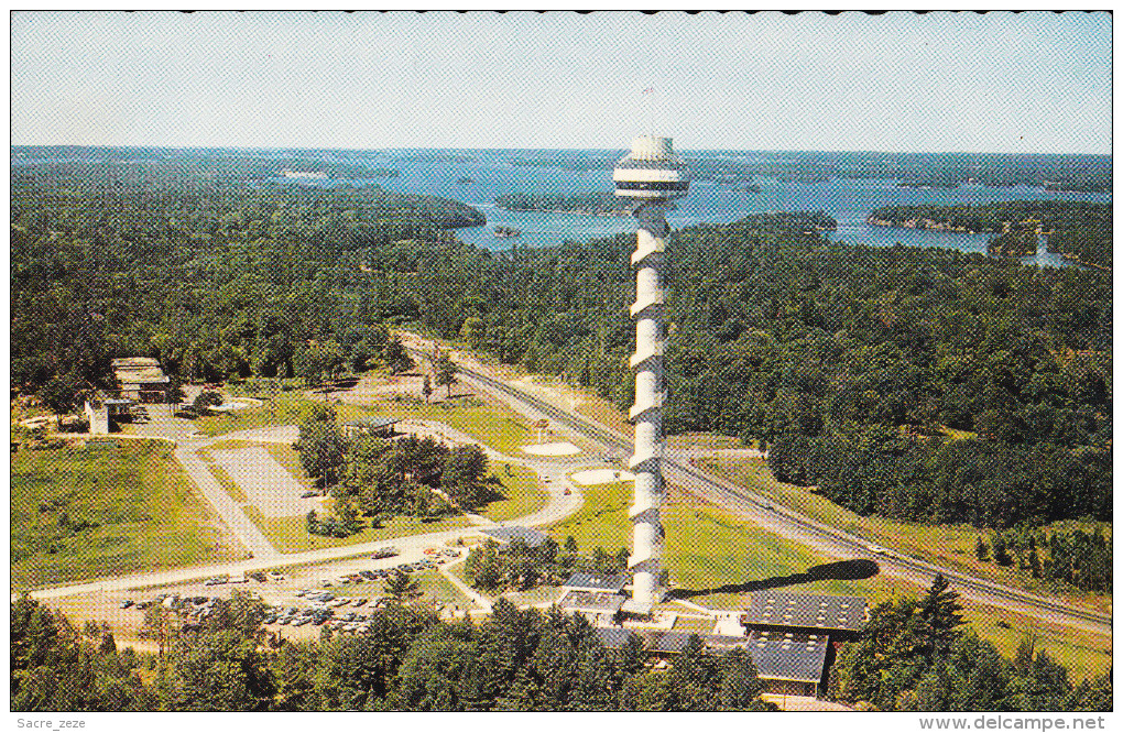 CPSM CANADA-écrite-ONTARIO-1000 Islands Skydeck-14x9 Cm - Thousand Islands