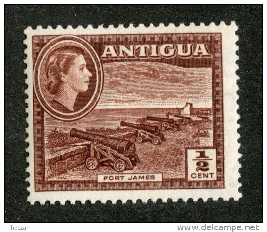 W1225  Antiqua 1953   Scott #107*   Offers Welcome! - 1858-1960 Kolonie Van De Kroon