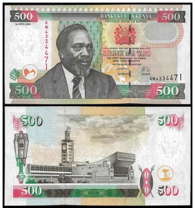 Kenya 500 SHILLINGS 2003 P 44a UNC - Kenya