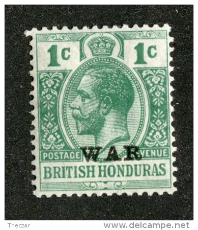 W1290  Br.Honduras 1917   Scott #MR2*   Offers Welcome! - British Honduras (...-1970)