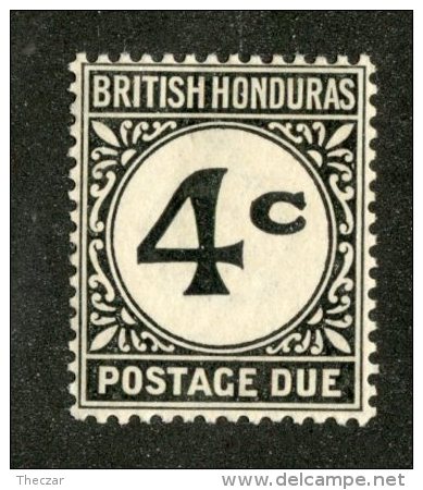 W1291  Br.Honduras 1923   Scott #J3*   Offers Welcome! - Honduras Británica (...-1970)