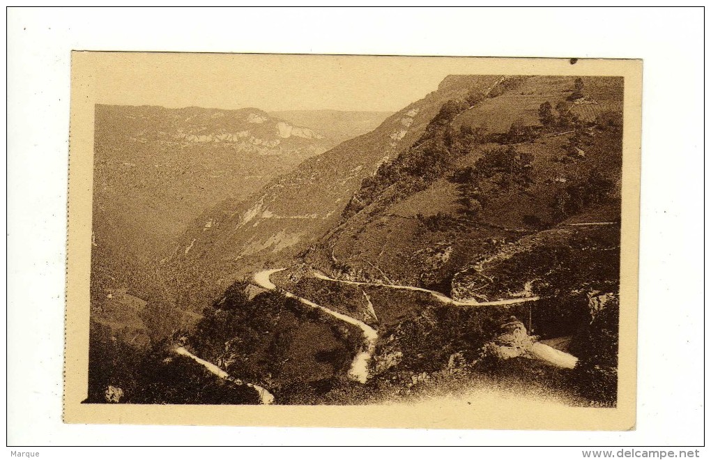 Cpa Route De Saint Claude à La Faucille Les Lacets De SEPTMONCEL - Septmoncel