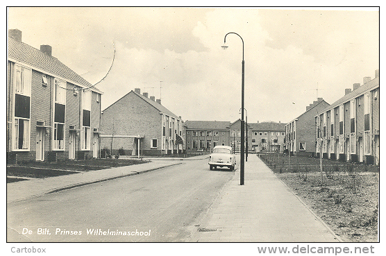 De Bilt, Prinses Wilhelminaschool     (glansfotokaart) - Sonstige & Ohne Zuordnung