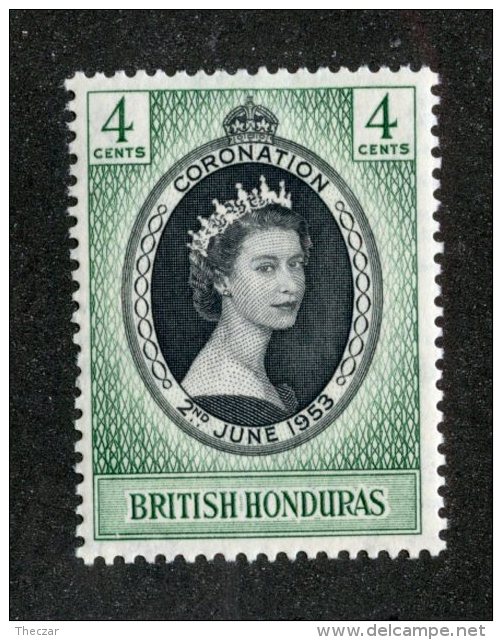 W1319  Br.Honduras 1953   Scott #143*   Offers Welcome! - British Honduras (...-1970)