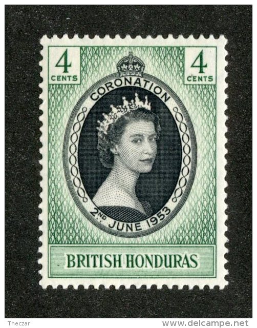 W1323  Br.Honduras 1953   Scott #143*   Offers Welcome! - British Honduras (...-1970)