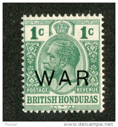 W1324  Br.Honduras 1918   Scott #MR4*   Offers Welcome! - British Honduras (...-1970)