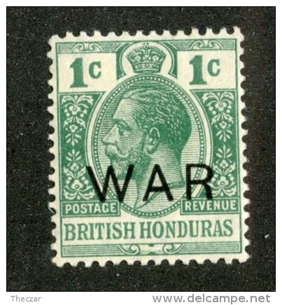 W1327  Br.Honduras 1918   Scott #MR4*   Offers Welcome! - British Honduras (...-1970)