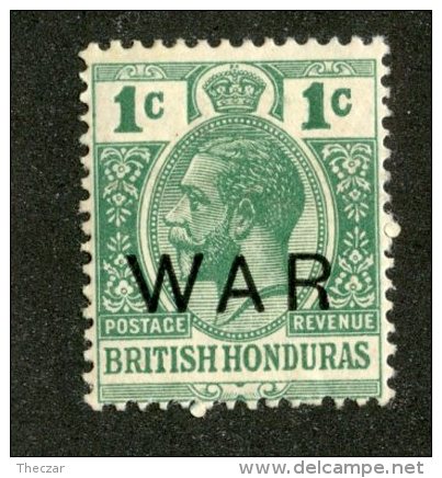 W1328  Br.Honduras 1918   Scott #MR4*   Offers Welcome! - British Honduras (...-1970)