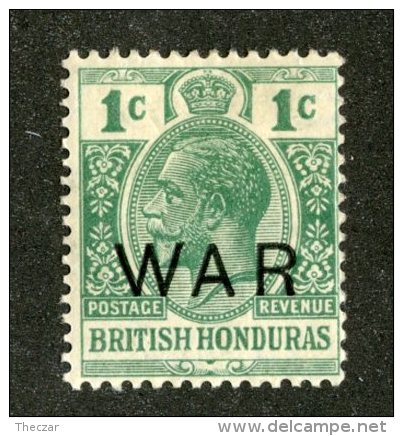 W1330  Br.Honduras 1918   Scott #MR4*   Offers Welcome! - Honduras Britannique (...-1970)