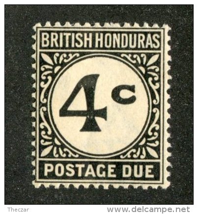 W1334  Br.Honduras 1923   Scott #J3*   Offers Welcome! - British Honduras (...-1970)