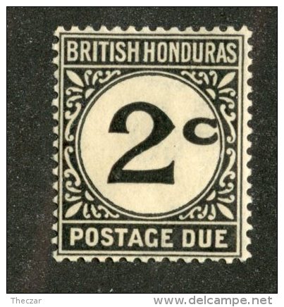 W1335  Br.Honduras 1923   Scott #J2*   Offers Welcome! - British Honduras (...-1970)