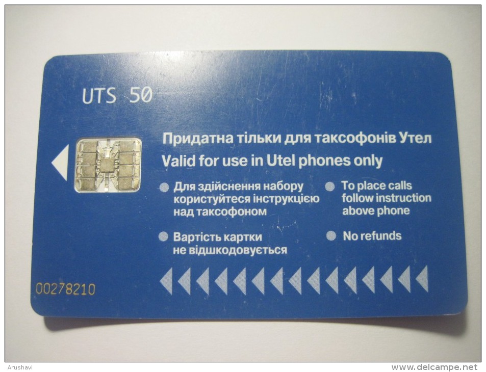 Ukraine. Olexandr Bahach. Olympic Champion. Sport. 50 Units UTEL Card - Ukraine