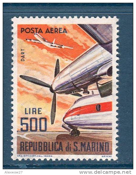 SAN MARINO 1965 POSTA AEREA / AIR MAIL **MNH - Luftpost