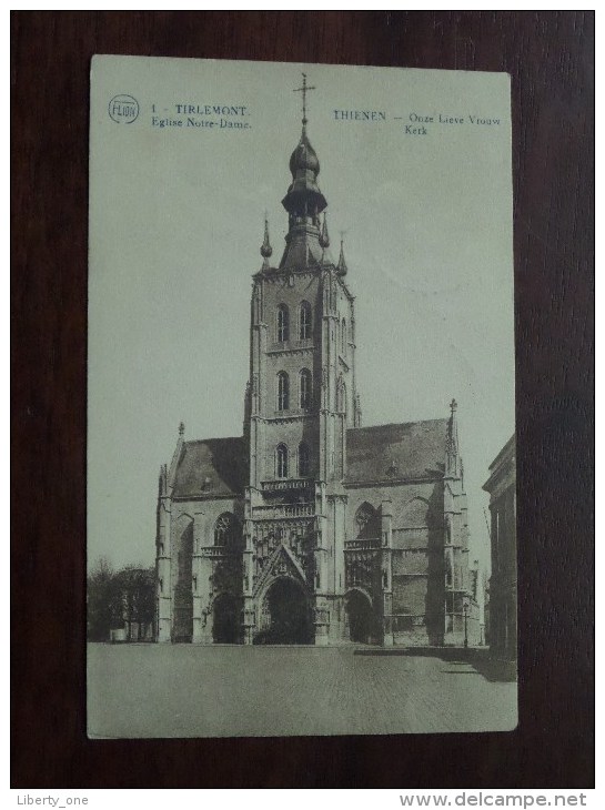 Eglise Notre Dame Onze Lieve Vrouw Kerk - Anno 1927 Met Taks ( Zie Foto´s Voor Details ) !! - Tienen