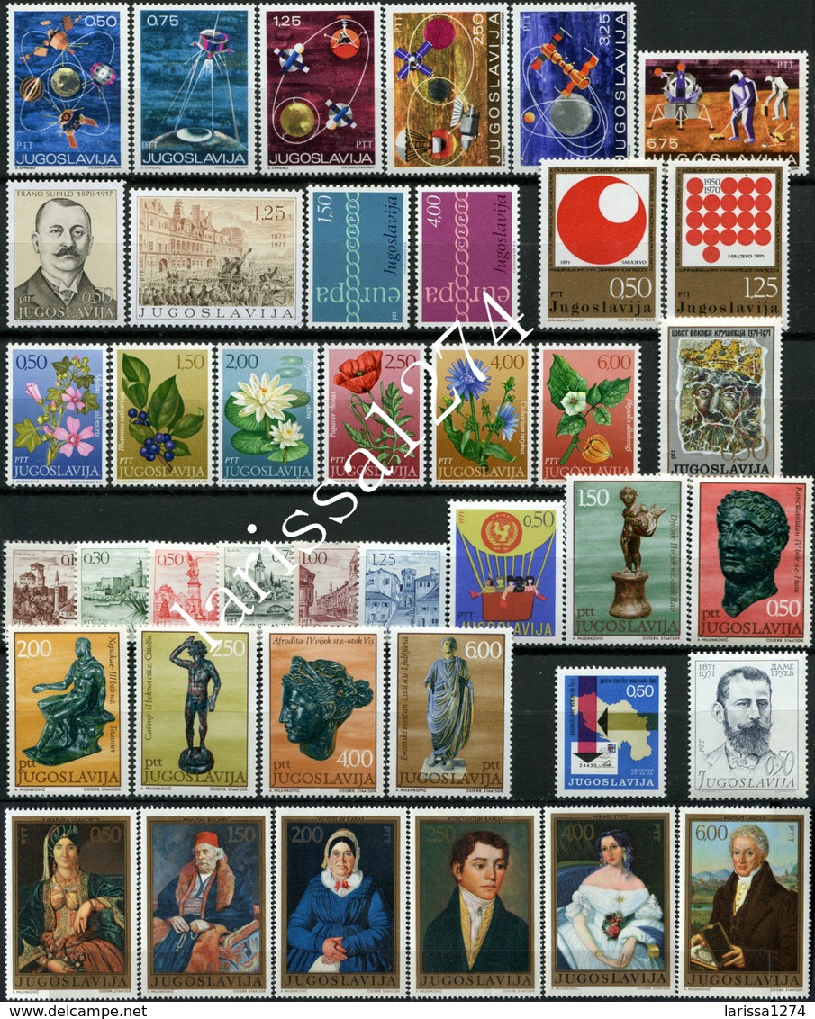 YUGOSLAVIA 1962-1991 30 complete years commemorative and definitive MNH