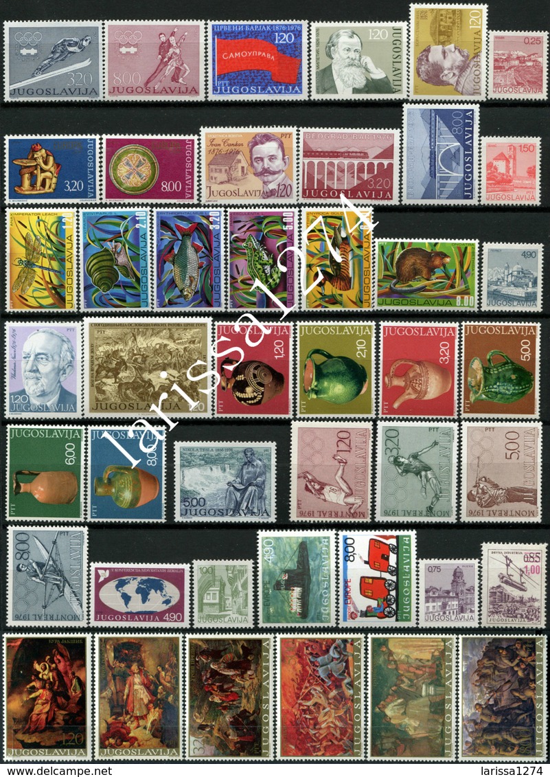 YUGOSLAVIA 1962-1991 30 complete years commemorative and definitive MNH