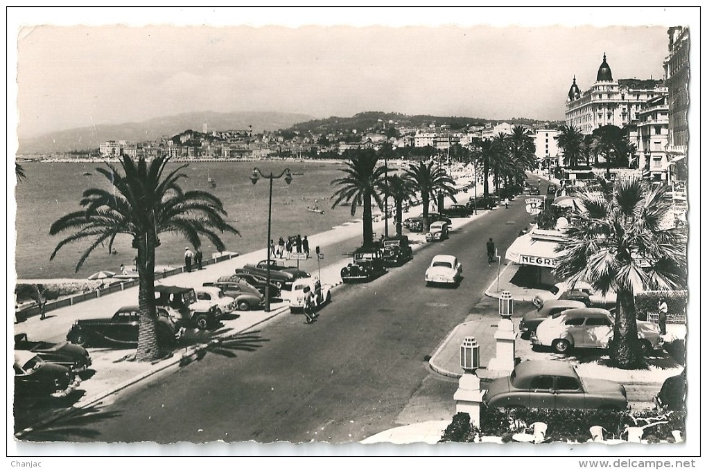 Cpsm: 06 CANNES La Croisette (Voitures)  1955  N° 9745 - Cannes