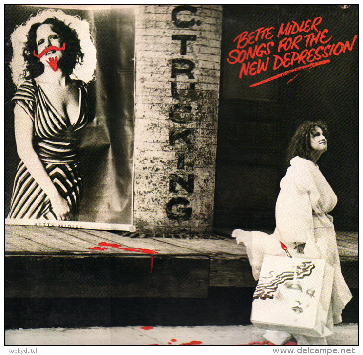 * LP *  BETTE MIDLER - SONGS FOR THE NEW DEPRESSION (Germany 1976) - Disco, Pop