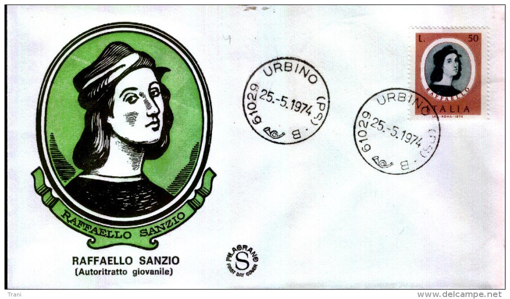 RAFFAELLO SANZIO - 1974 - FDC