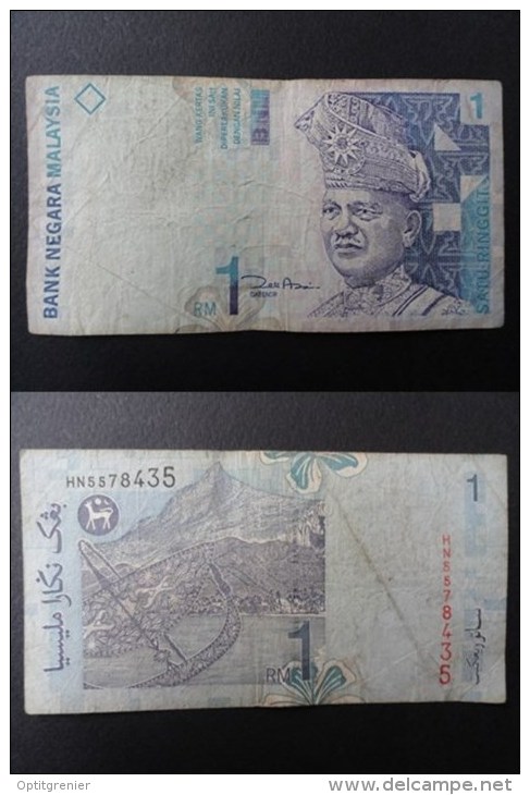 1 RINGGIT MALAYSIA MALAYSIE - BILLET BANKNOTE - HN5578435 - Malaysie