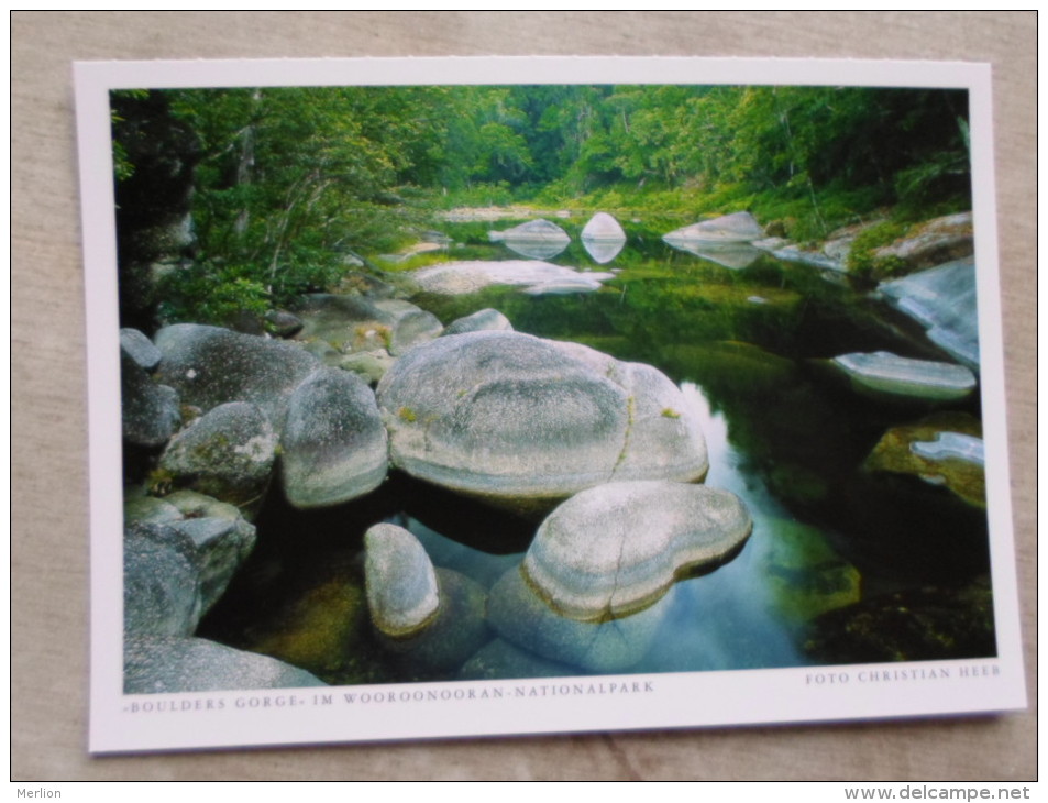 Australia  - Wooroonooran Nationalpark - Boulders Gorge  QLD     German  Postcard    D121343 - Autres & Non Classés