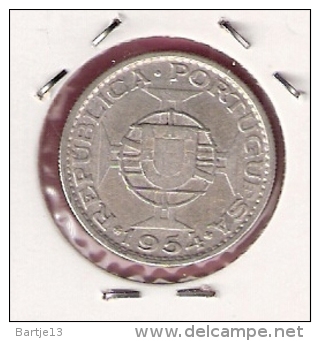 MOZAMBIQUE 10 ESCUDOS 1954 SILVER - Mozambique