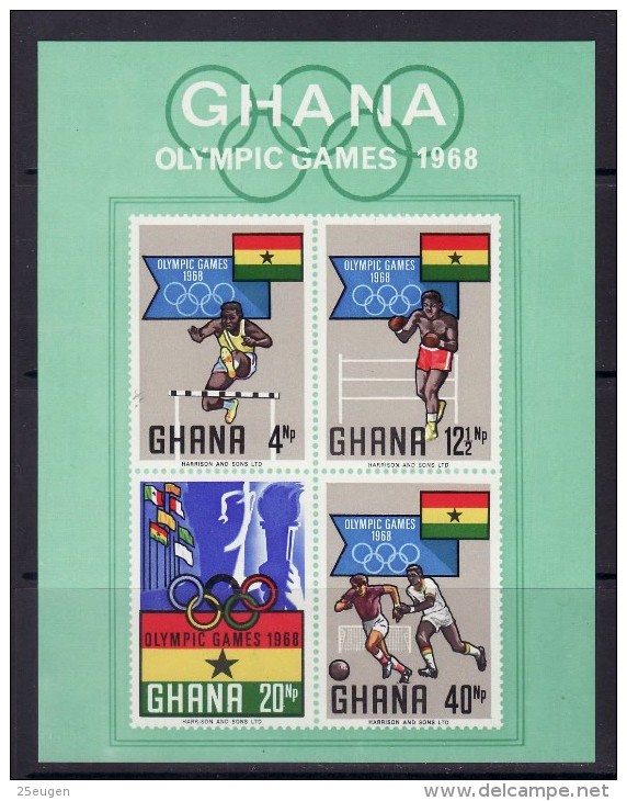 GHANA 1969  MICHEL NO BL.33  MNH - Nuevos