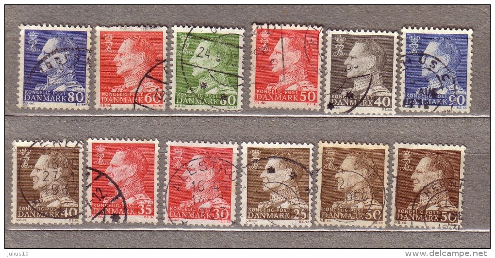 Denmark Danmark Used Nice Different Stamps Selection #5074 - Lotes & Colecciones