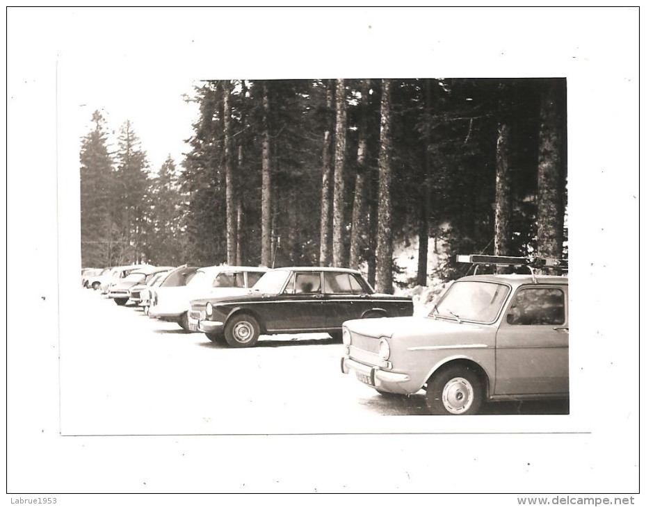 Voiture -Simca 1000 - Peugeot -photo Format 10.8x 7.6-(A.3602) - Cars