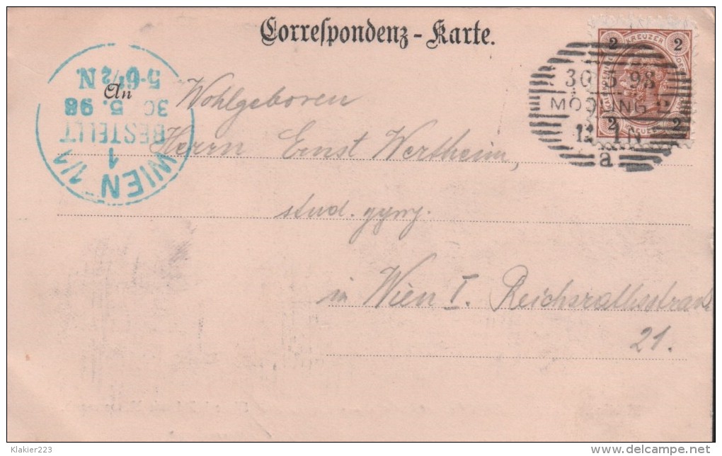 Mödling. Hinterbrühl Mit Römerwand. / 1899 Jahr - Mödling