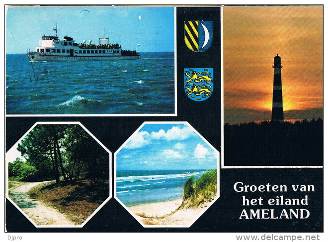 Ameland  Groeten Van Het Eiland Vuurtoren - Ameland